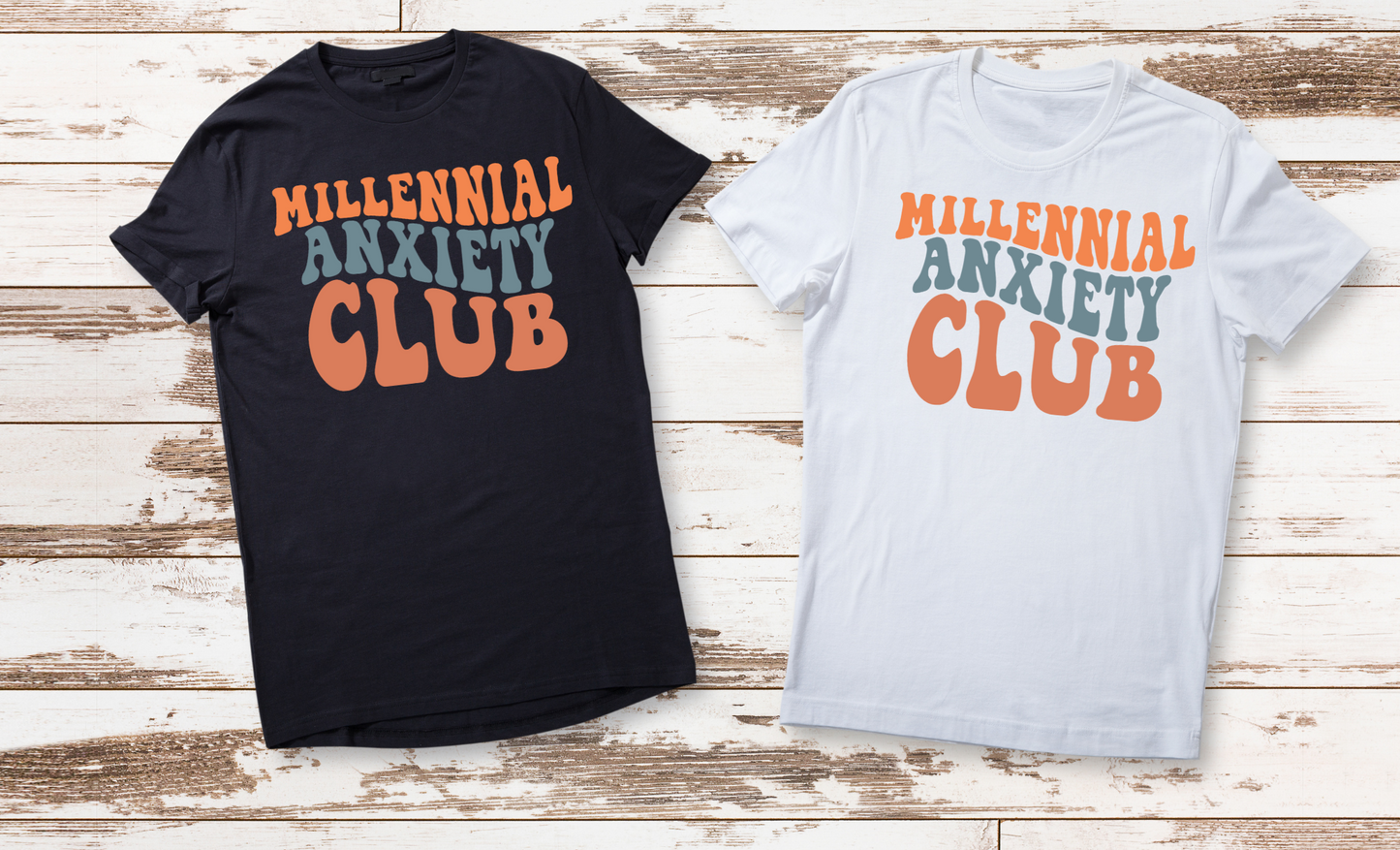 Millennial Anxiety Tee – Relatable Shirt for Stress and Self-Care
