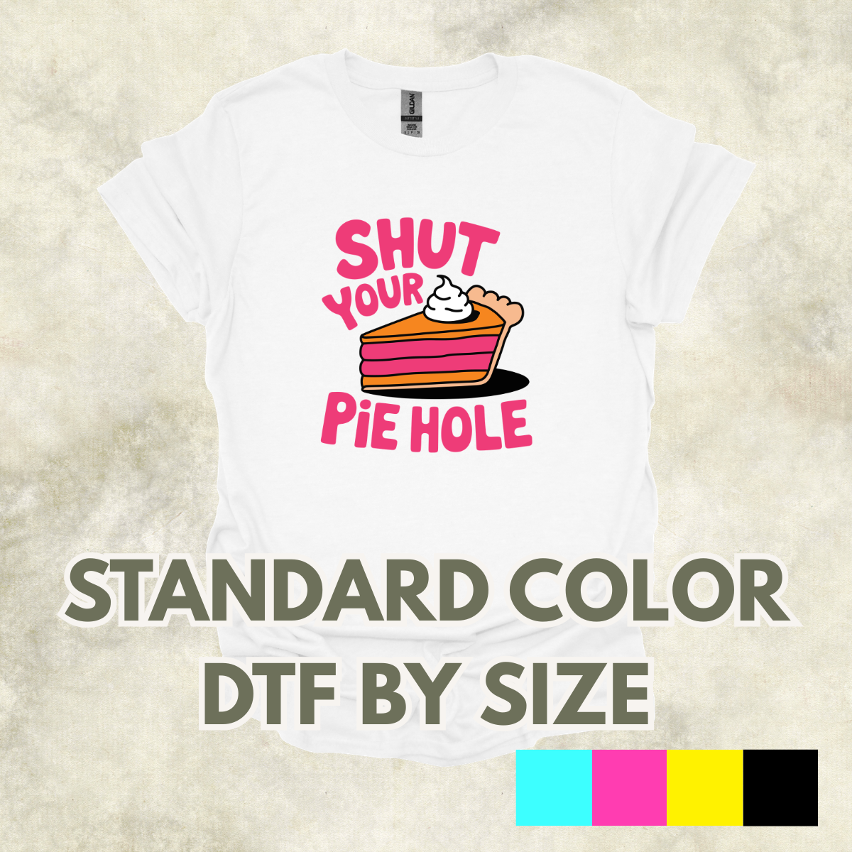 DTF (4 Color CMYK) - Image by Specific Size - Cold Peel Film