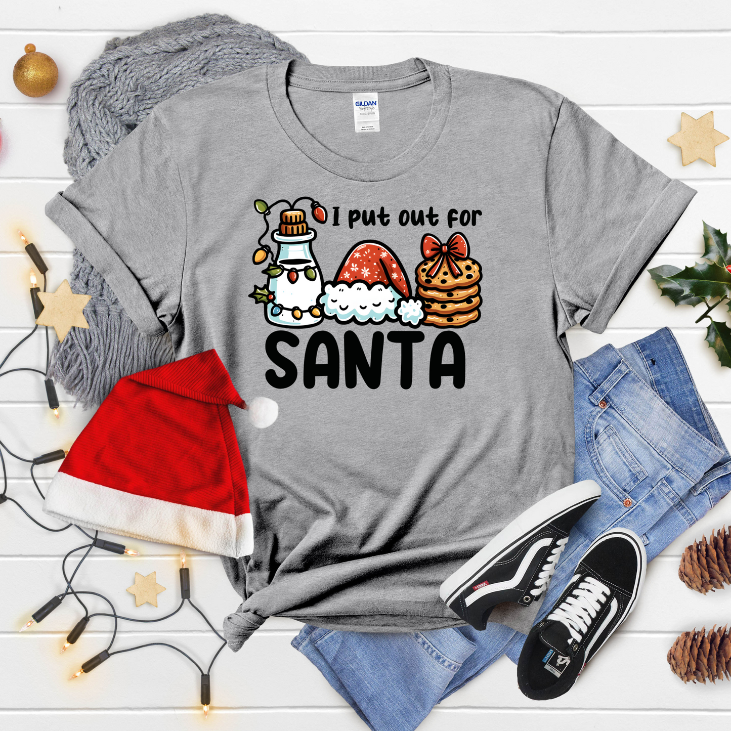 I Put Out for Santa Shirt – Funny Christmas Tee for the Holidays