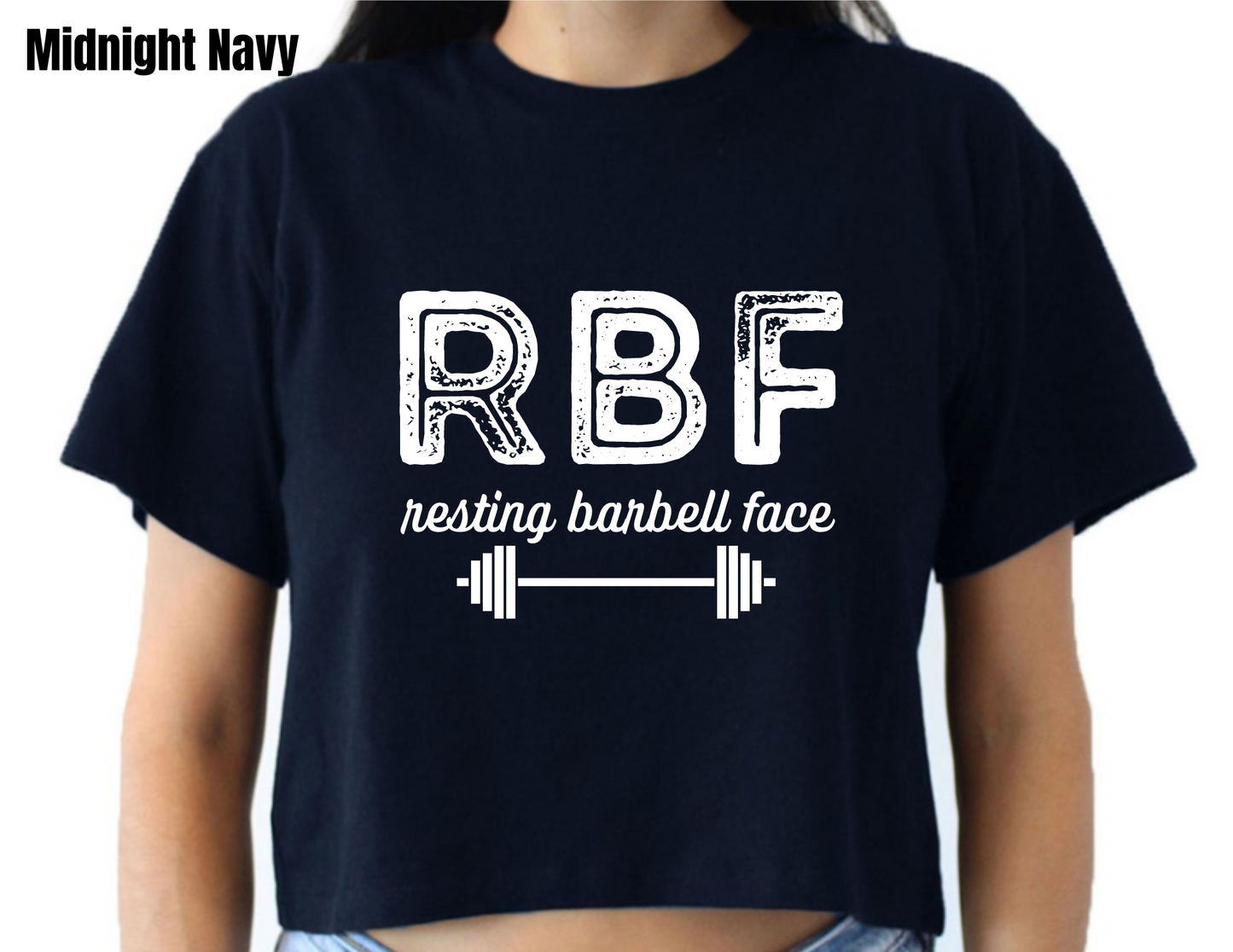 Resting Barbell Face Crop Tee – Funny Gym Shirt for Lifters
