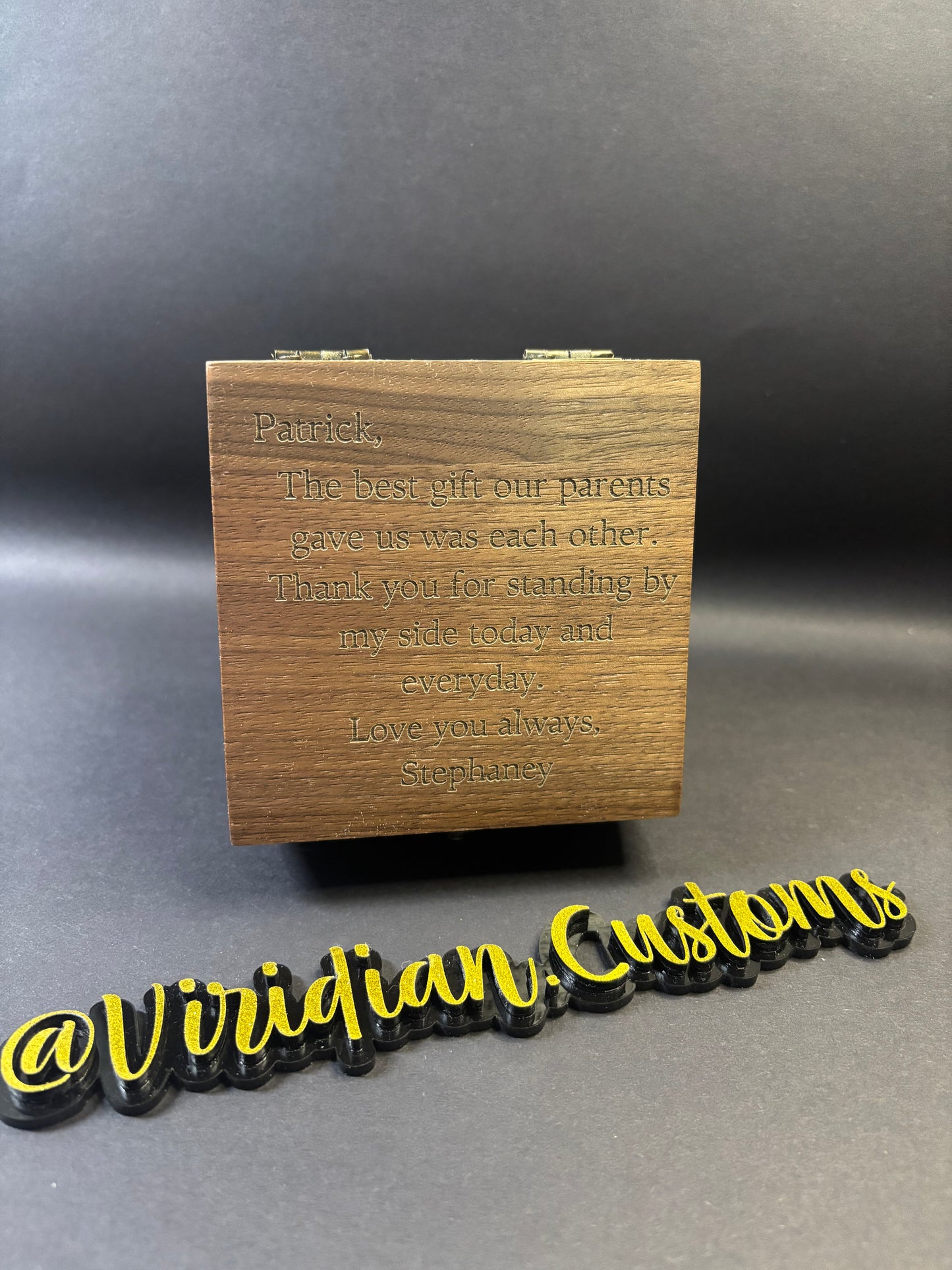 Personalized Groomsmen Watch Box or Cufflink Box – Custom Name & Date – Rustic Wooden Keepsake for Best Man, Groomsman, Father of the Bride/Groom, Brother of the Bride/Groom