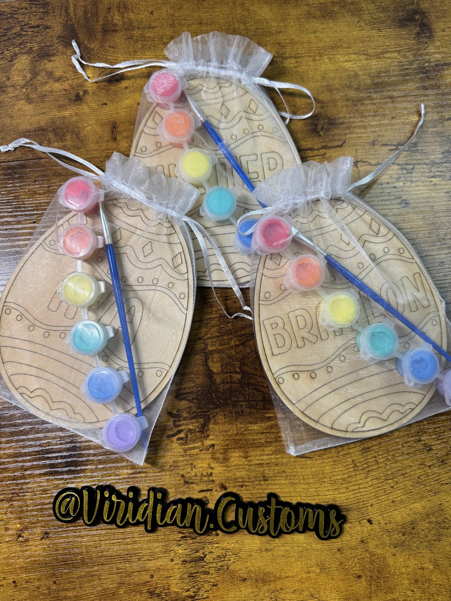 Personalized DIY Easter Egg Painting Kit β Custom Name Easter Gift & Basket Stuffer