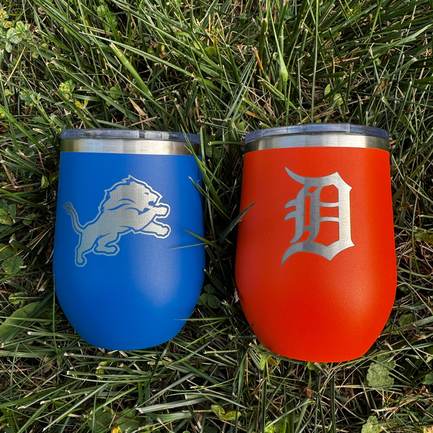 "The Detroit Sports Trio" - 3 piece 12oz Insulated Wine Tumblers