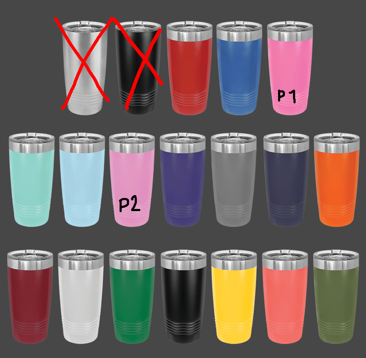 Custom Pet Line Portrait Tumbler