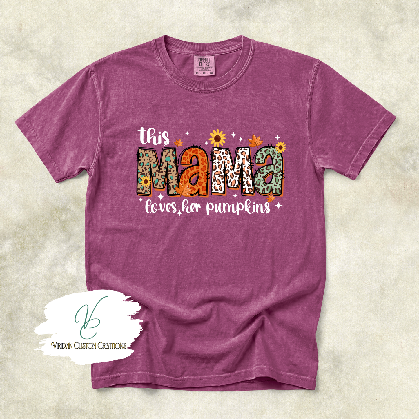This Mama Loves Her Pumpkins - Comfort Colors Unisex Tee