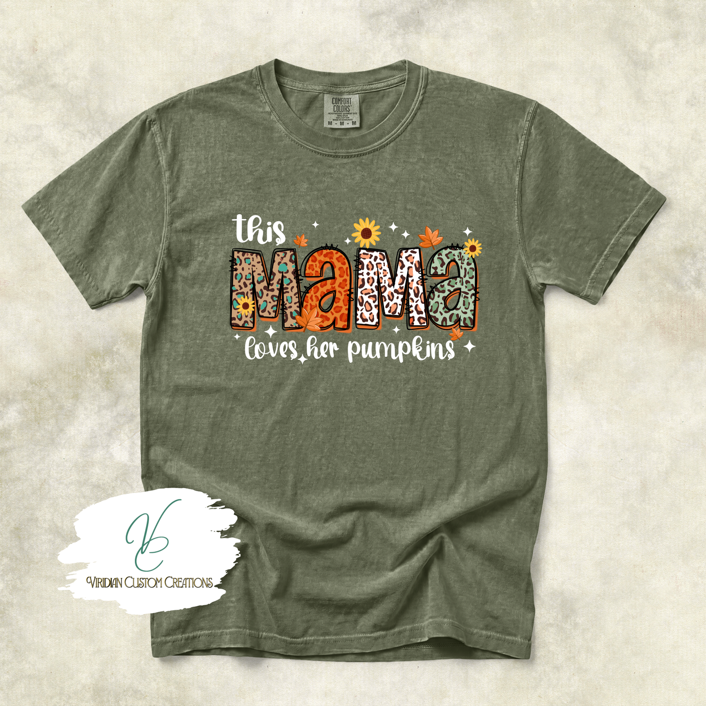 This Mama Loves Her Pumpkins - Comfort Colors Unisex Tee