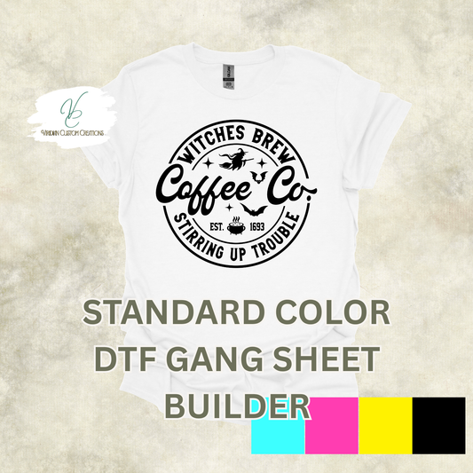 DTF (4 Color CMYK) - Gang Sheet by Size (min 10.5") - Cold Peel Film