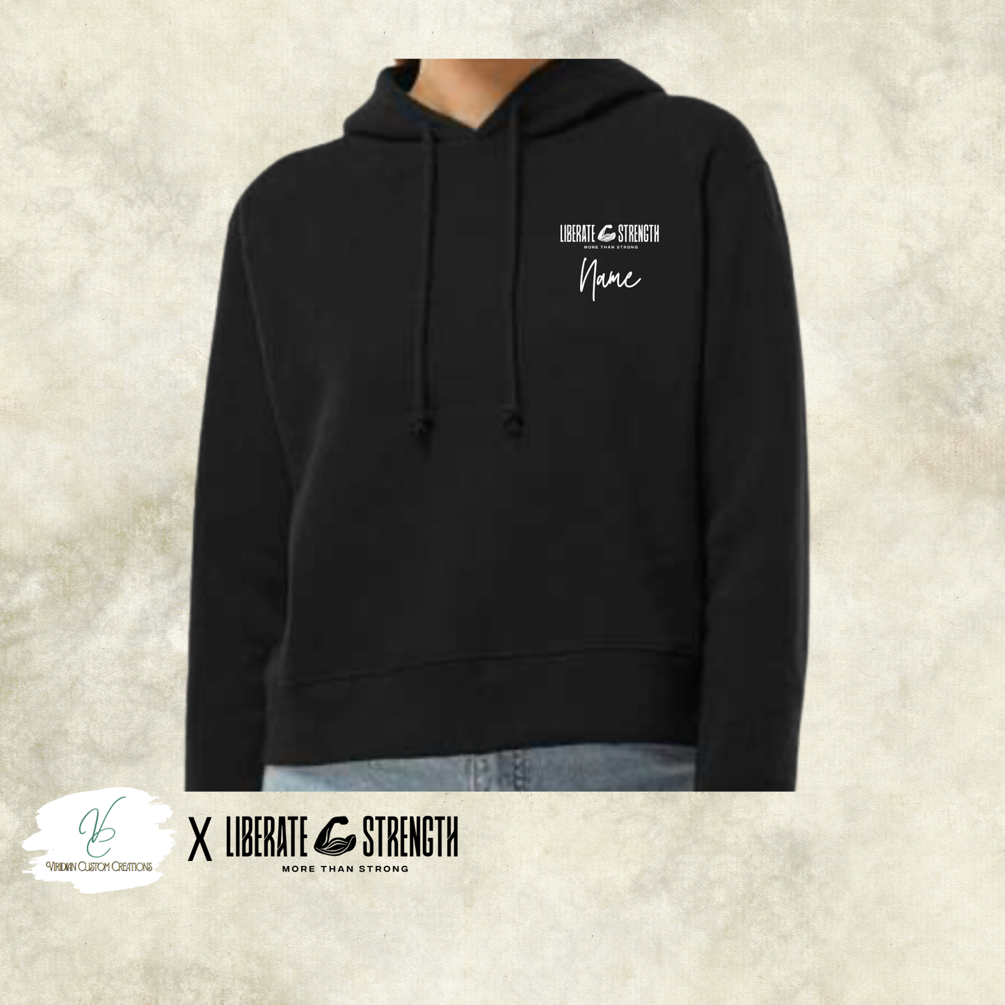 Liberate Strength Hoodie Standard & Cropped