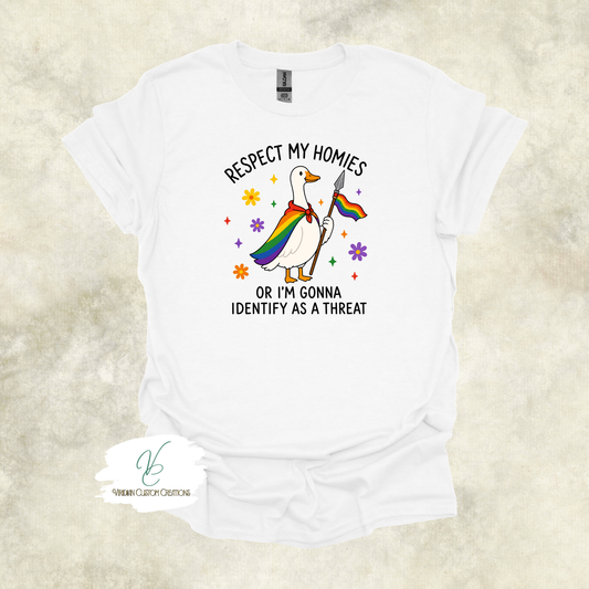 Respect My Homies - Pride - Unisex Tee