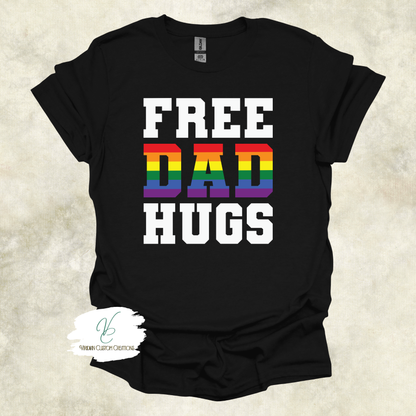 Free Dad Hugs - Pride - Unisex Tee