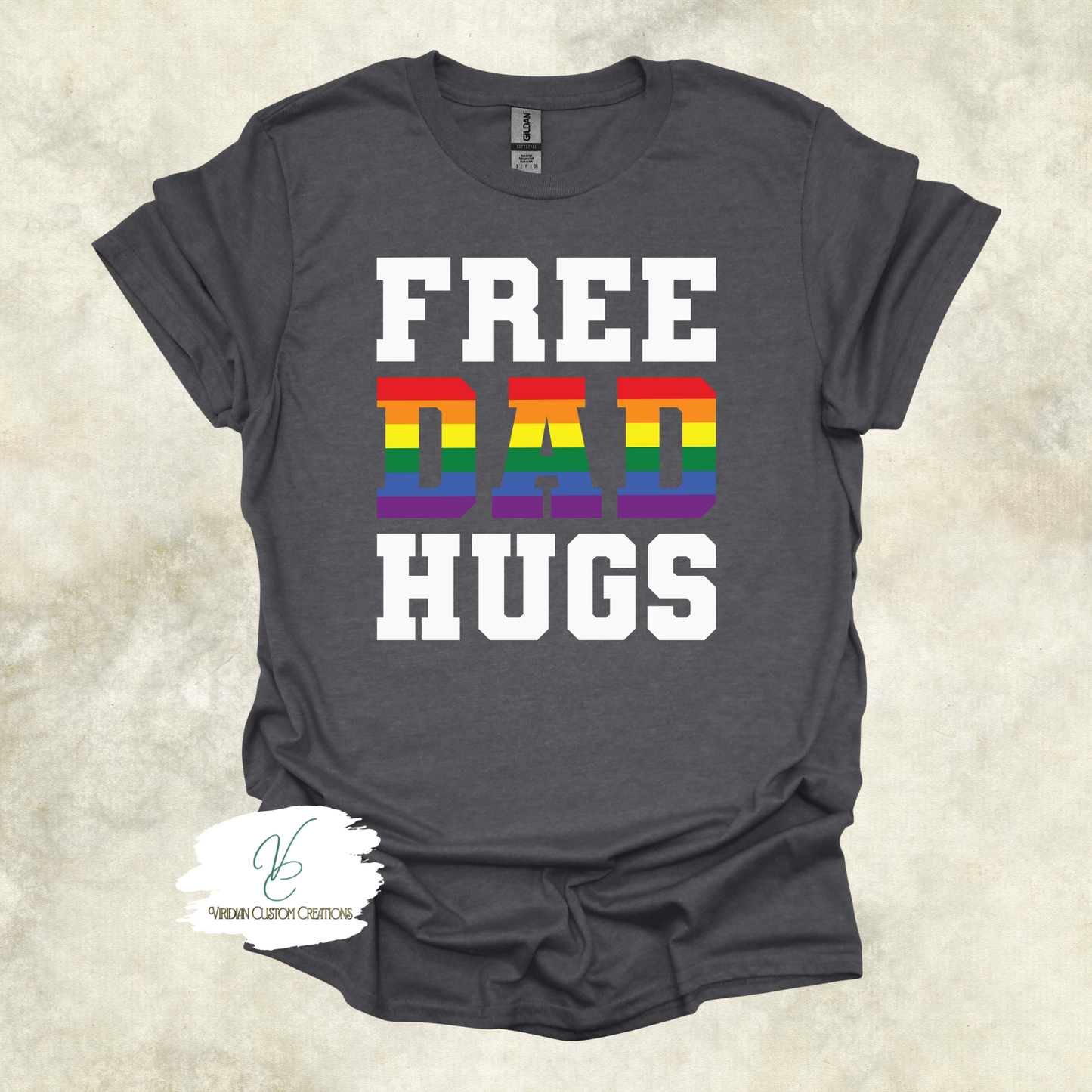 Free Dad Hugs - Pride - Unisex Tee