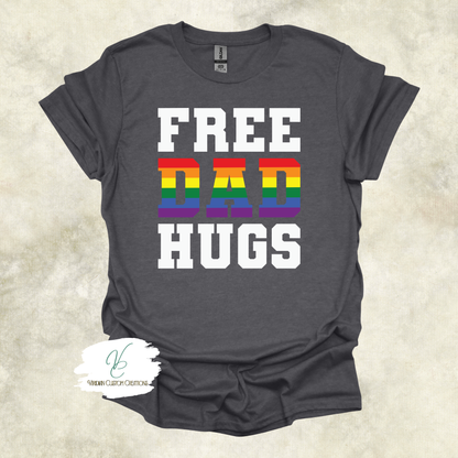 Free Dad Hugs - Pride - Unisex Tee