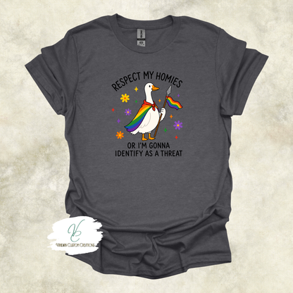Respect My Homies - Pride - Unisex Tee