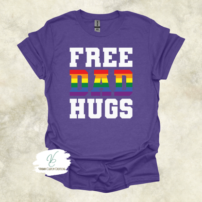 Free Dad Hugs - Pride - Unisex Tee