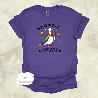 Respect My Homies - Pride - Unisex Tee