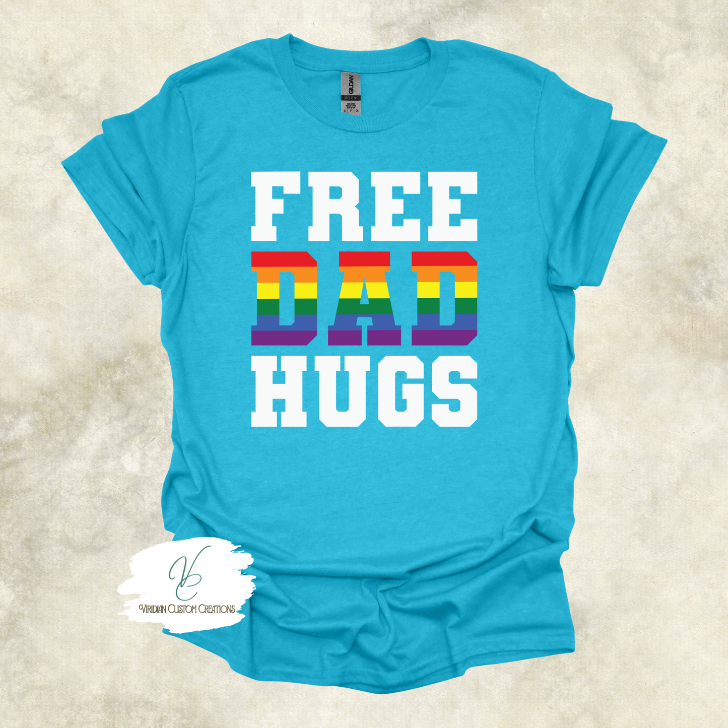 Free Dad Hugs - Pride - Unisex Tee