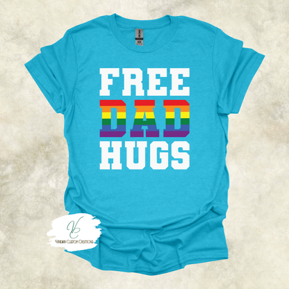 Free Dad Hugs - Pride - Unisex Tee