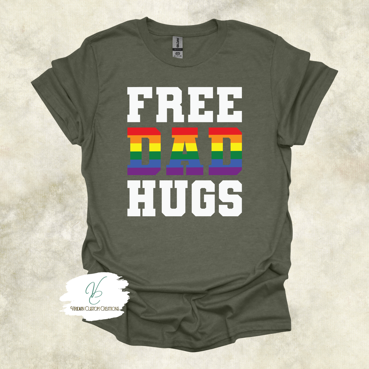 Free Dad Hugs - Pride - Unisex Tee