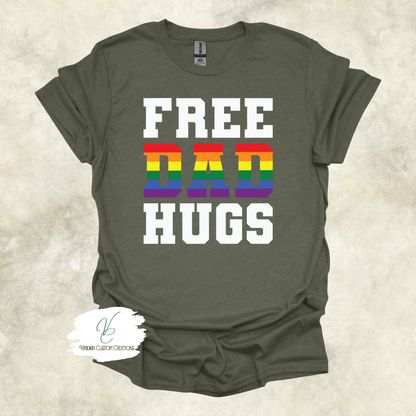Free Dad Hugs - Pride - Unisex Tee