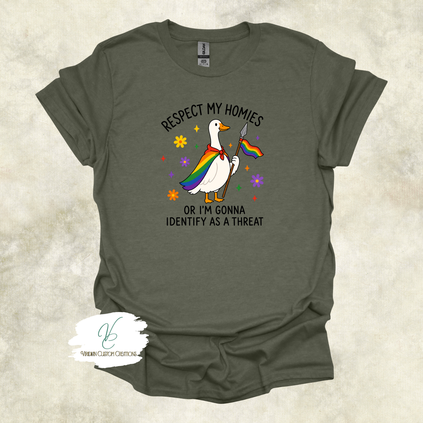 Respect My Homies - Pride - Unisex Tee