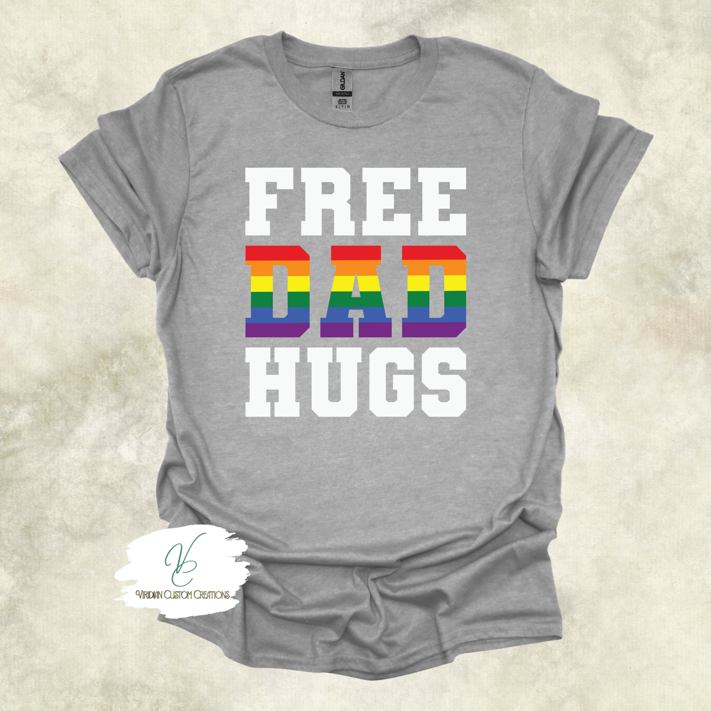 Free Dad Hugs - Pride - Unisex Tee