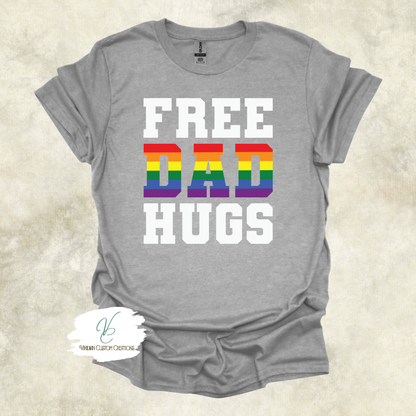 Free Dad Hugs - Pride - Unisex Tee
