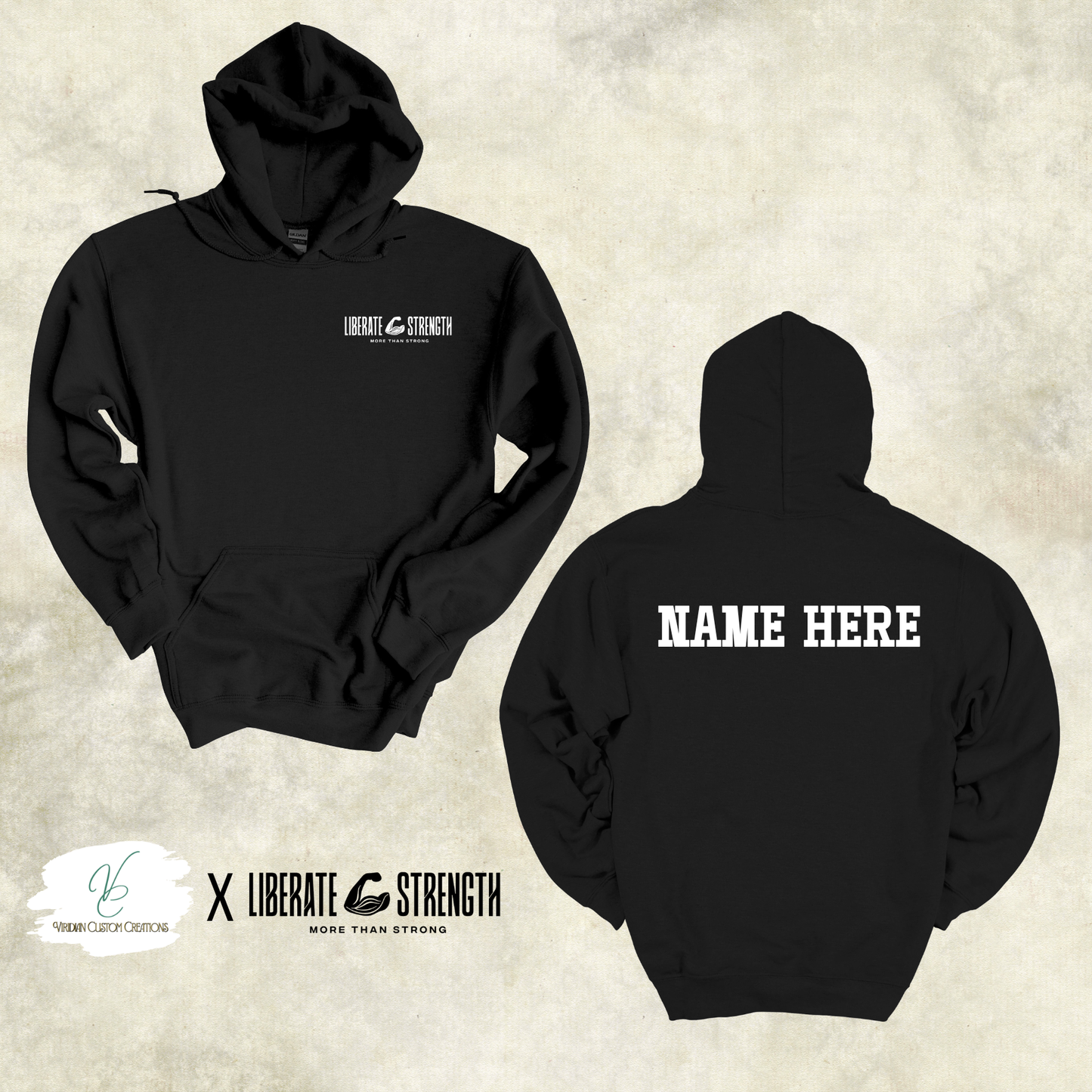 Liberate Strength Hoodie Standard & Cropped