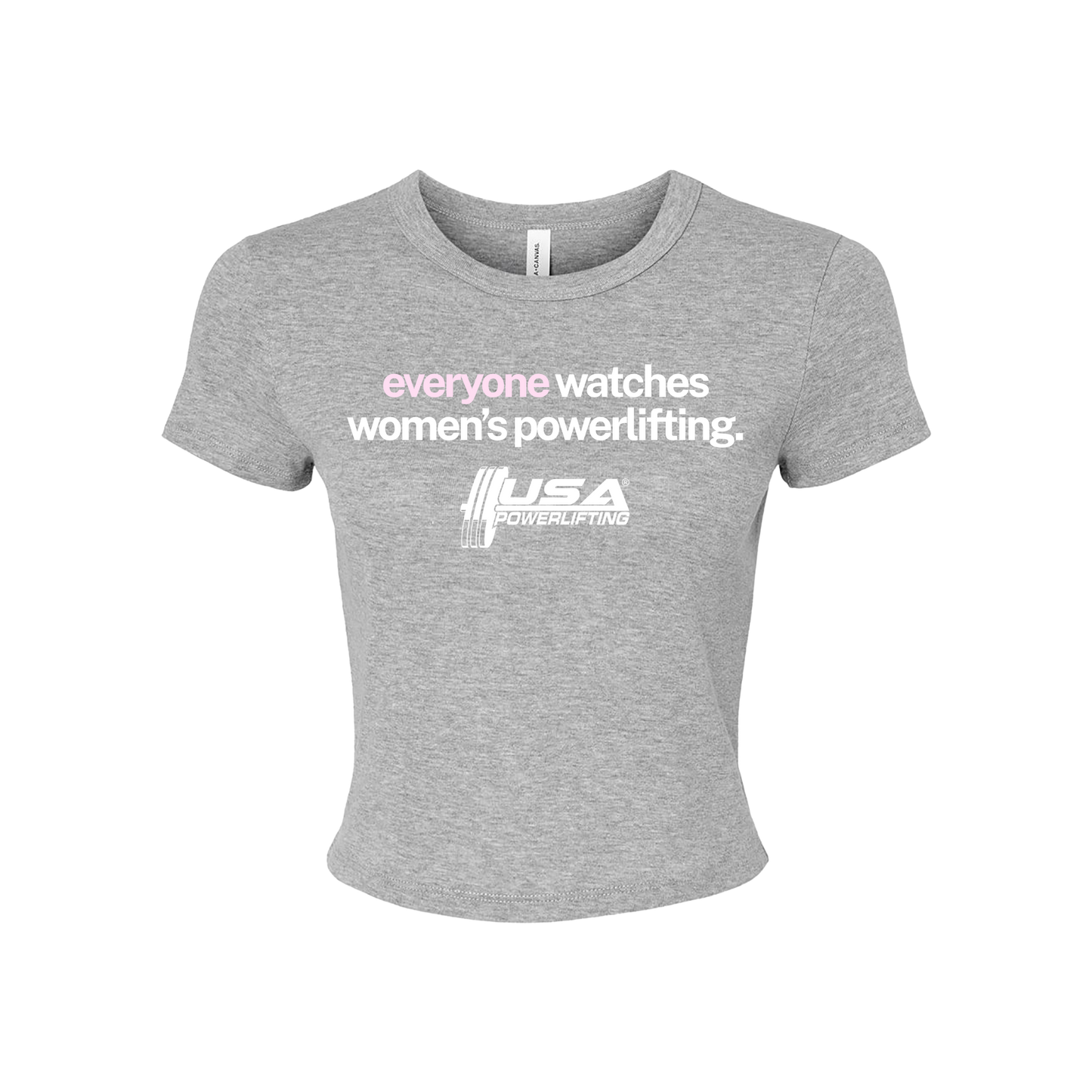 Everyone Watches Crop Tee (Minimal Design)