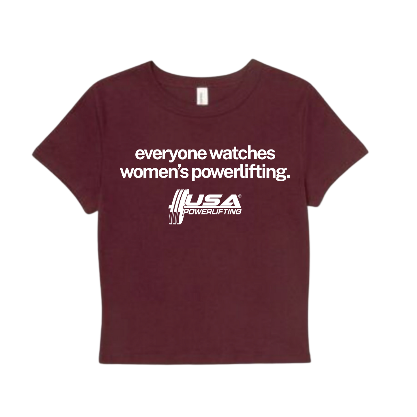 Everyone Watches Crop Tee (Minimal Design)