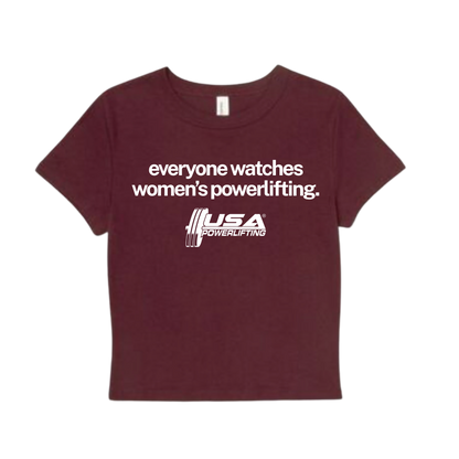 Everyone Watches Crop Tee (Minimal Design)