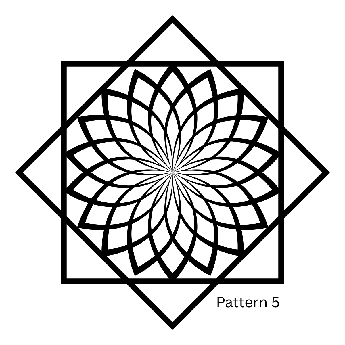 Flowstar Earrings – Hand-Painted, Laser-Cut Wood with Resin Finish