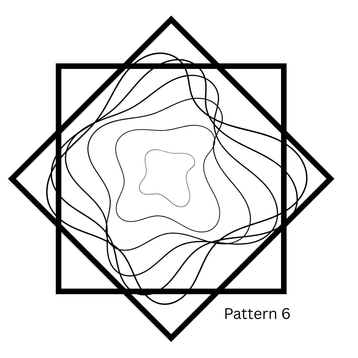 Flowstar Earrings – Hand-Painted, Laser-Cut Wood with Resin Finish