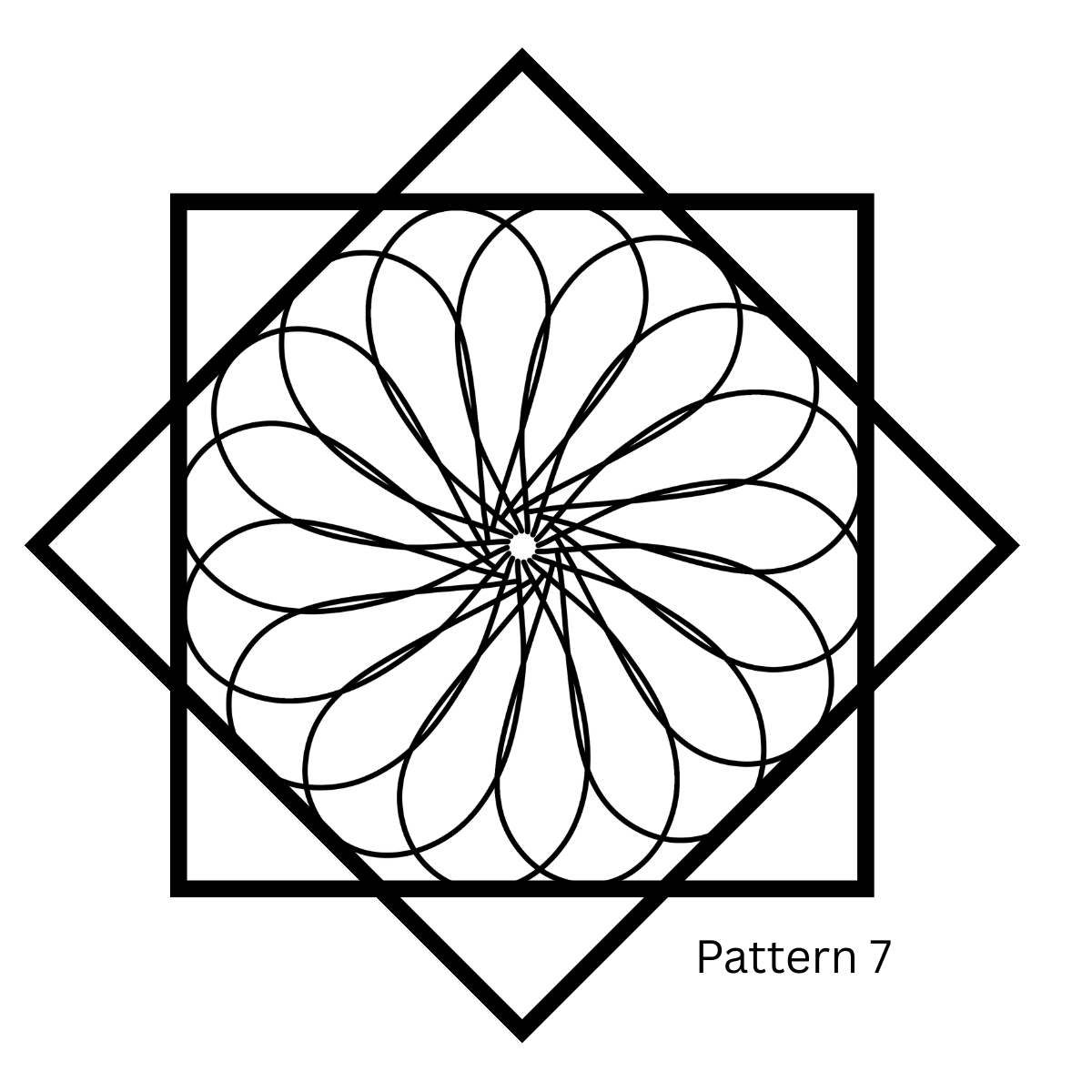 Flowstar Earrings – Hand-Painted, Laser-Cut Wood with Resin Finish