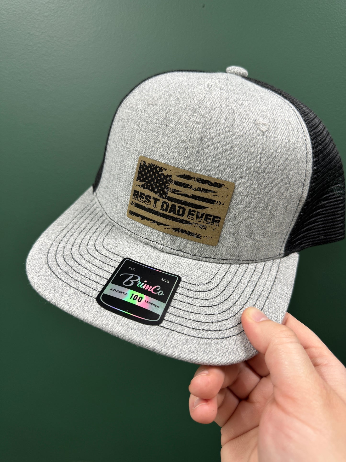 Best Dad Ever- Custom Patch Hat