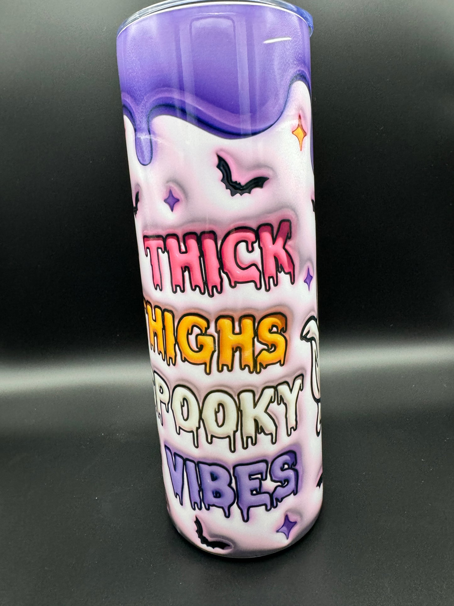 Thick Thighs & Spooky Vibes 20oz Tumbler