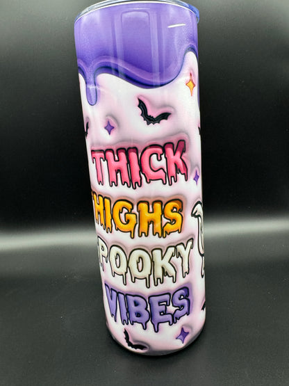 Thick Thighs & Spooky Vibes 20oz Tumbler