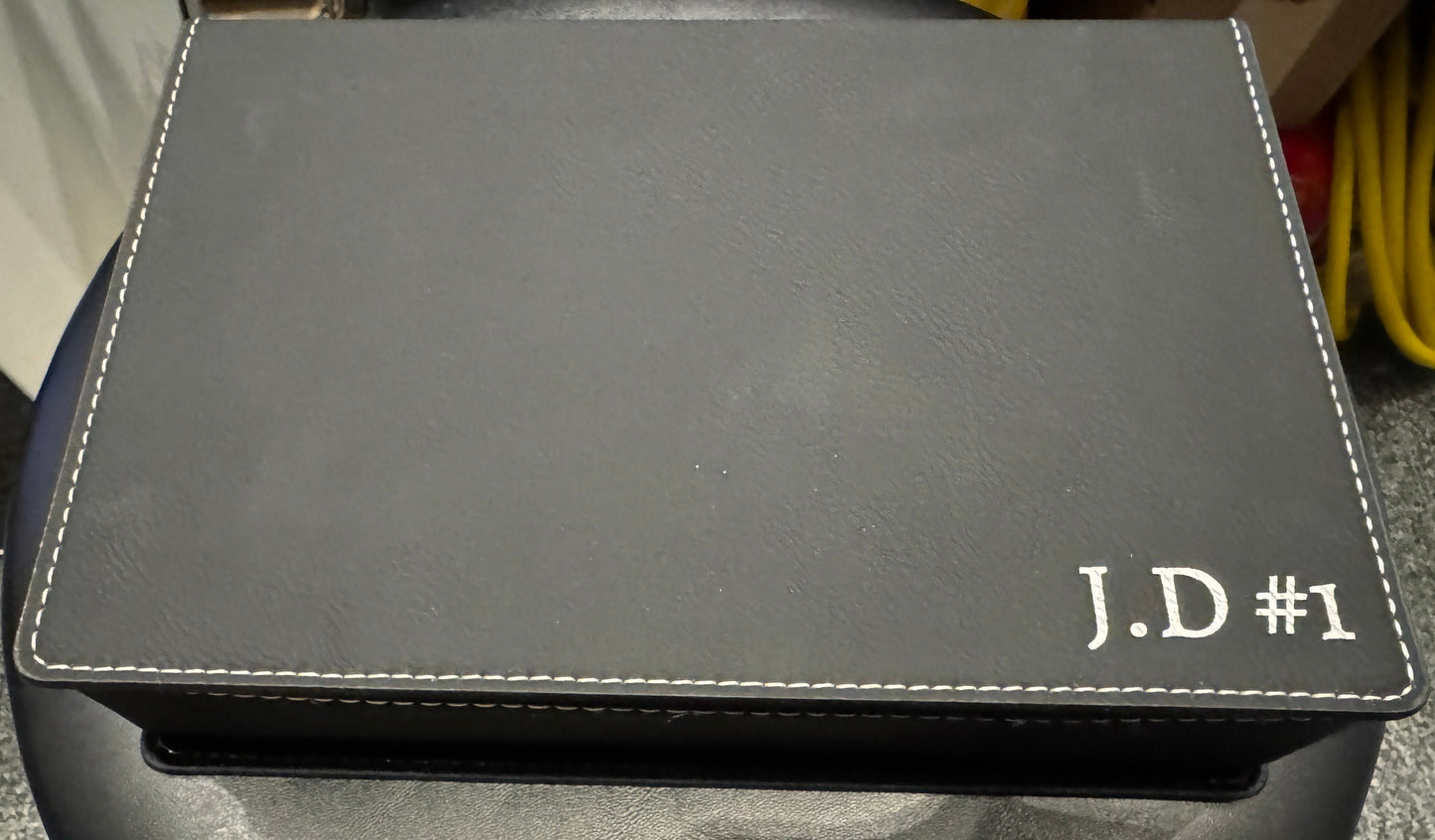 Custom Engraved Leather Flask Gift Set – Personalized Flask Box with Shot Glasses & Funnel