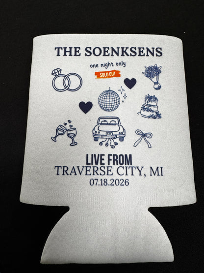 The "Last Names" - One Night Only Koozie
