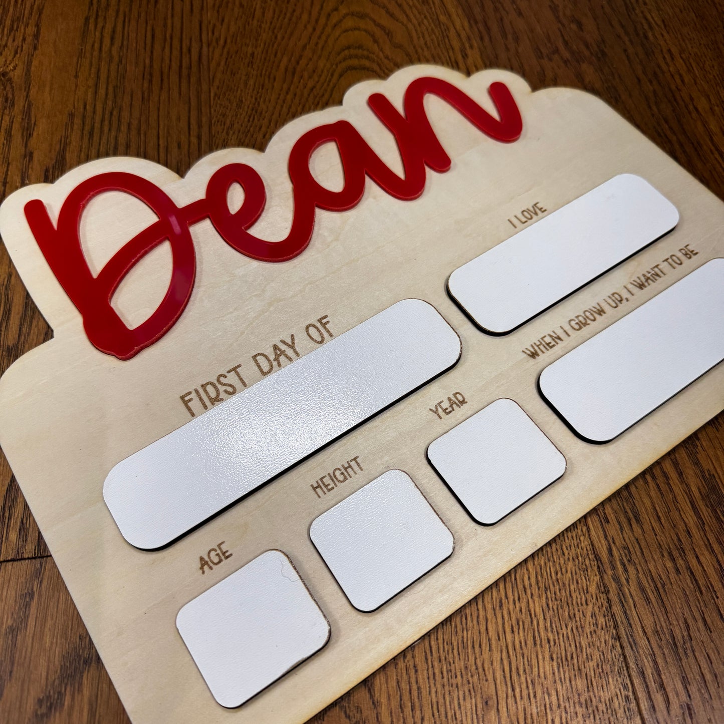 First/Last Day of School Sign- Customized