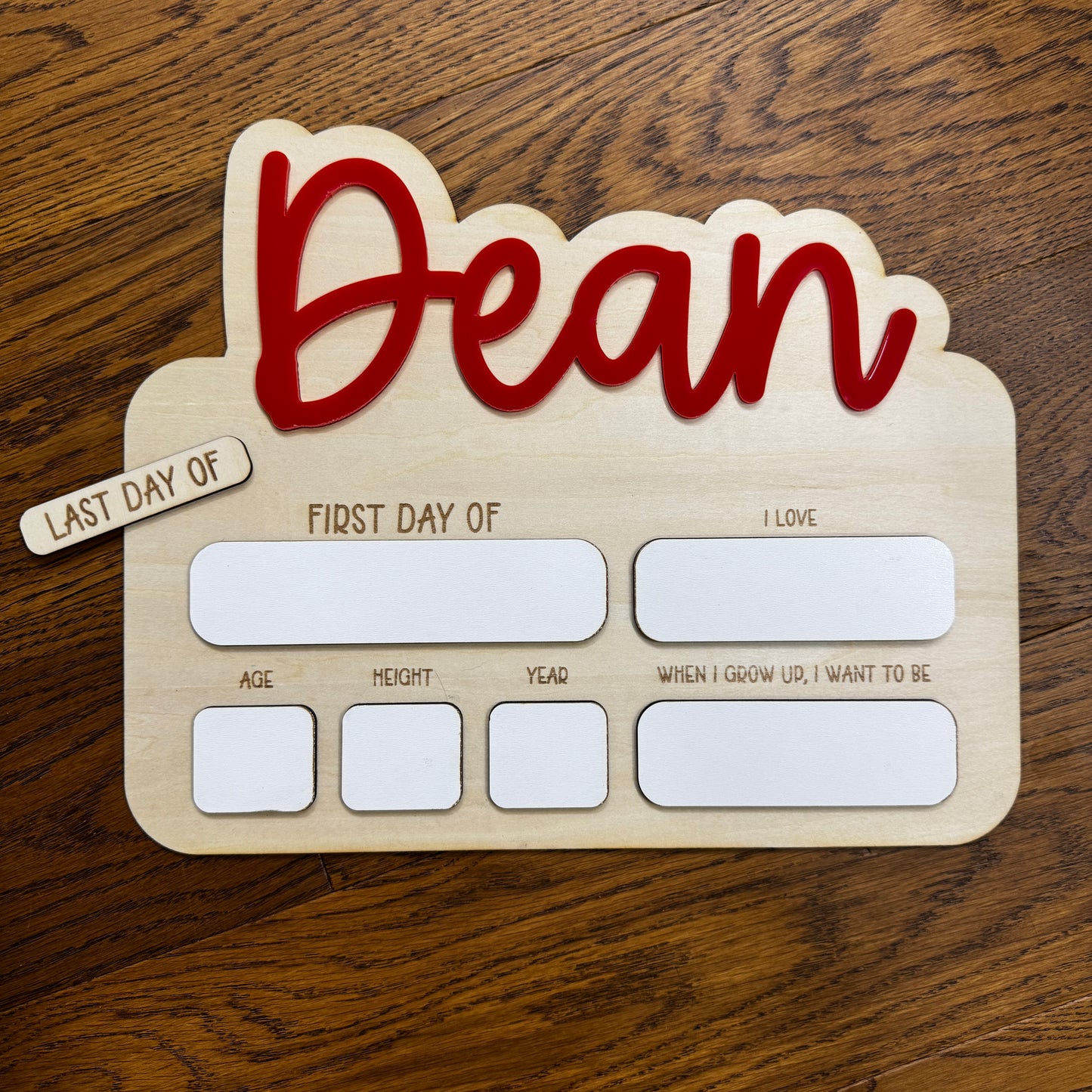 First/Last Day of School Sign- Customized