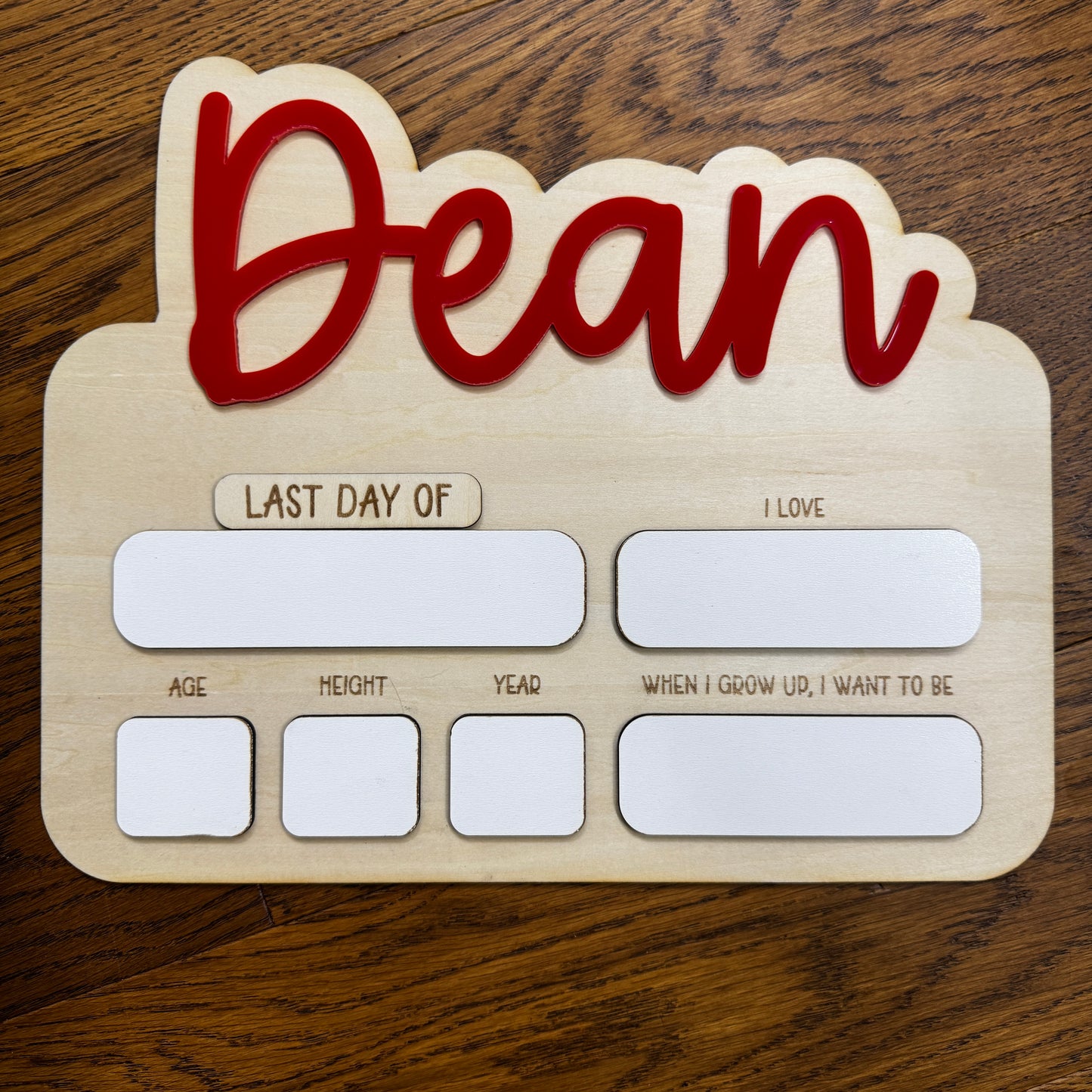 First/Last Day of School Sign- Customized