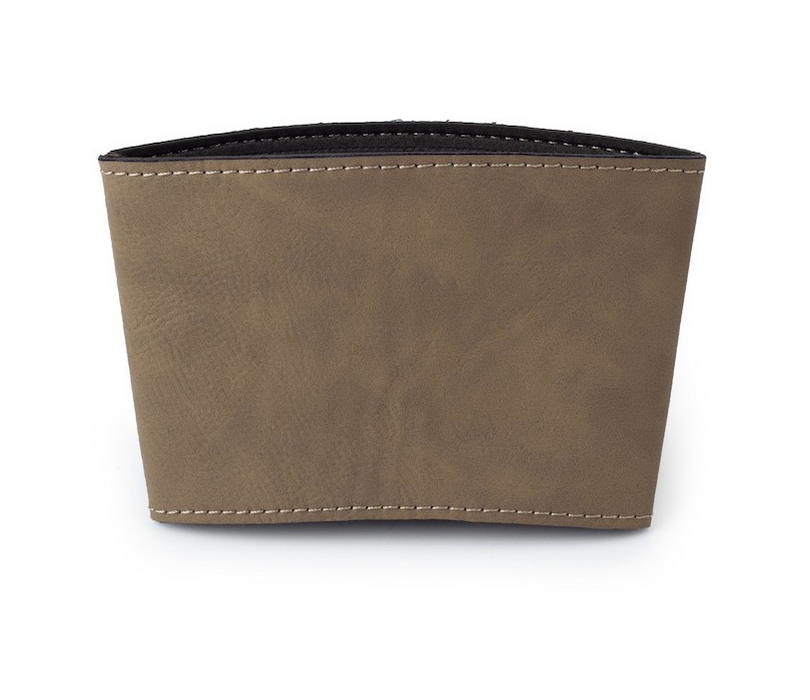 Leather Coffee Sleeve- Custom