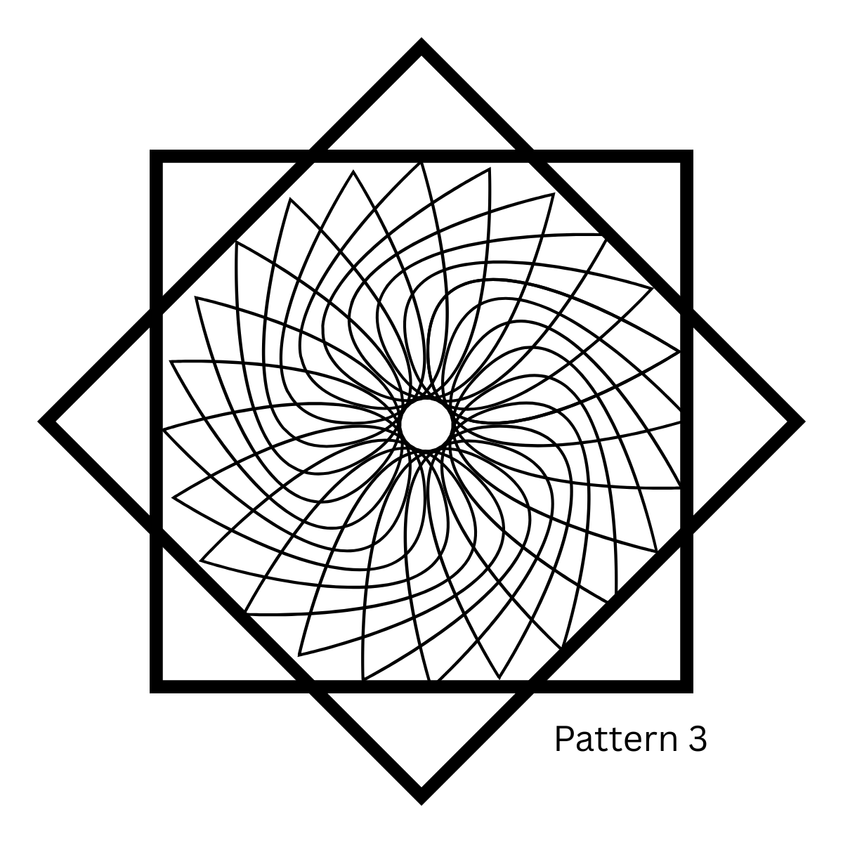 Flowstar Earrings – Hand-Painted, Laser-Cut Wood with Resin Finish